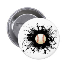 Baseball Urban Style Button