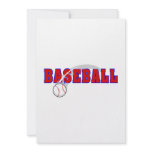 Baseball Word & Ball Logo