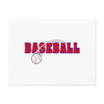 Baseball Word & Ball Logo