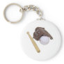 BaseballAndGlove062509 Key Chains