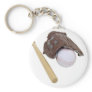 BaseballAndGlove062509 Key Chains