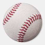 Baseballs - Customise Baseball Background Template Fridge Magnet