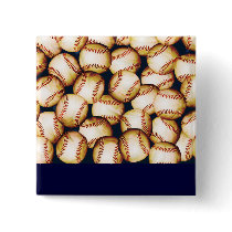 BASEBALLS PINBACK BUTTON