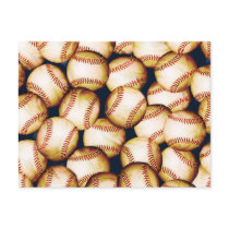 BASEBALLS POSTCARD