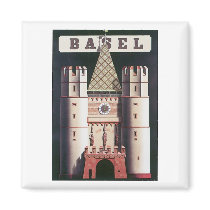 Basel Vintage Travel Poster