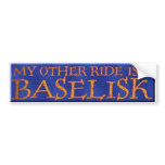 BASELISK BUMPER STICKERS