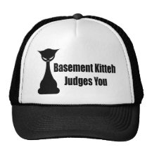 Basement Kitteh Judges You Trucker Hat