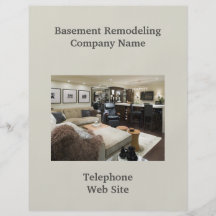 Basement Remodeler  Business Flyer