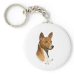 Basenji 9L034D-14 Keychain