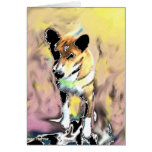 Basenji Greeting Card