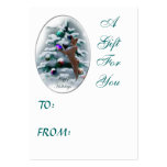 Basenji Christmas Gifts Name Tags Business Card Template