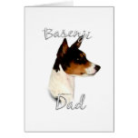 Basenji Dad 2 Greeting Card