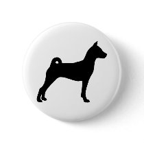 Basenji Dog (in black)