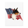 Basenji Flag Post Card