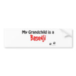 Basenji Grandchild Bumper Stickers
