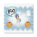 Basenji Halloween BOO Magnet