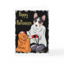 Basenji Halloween Card
