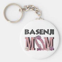 Basenji MOM Key Chains