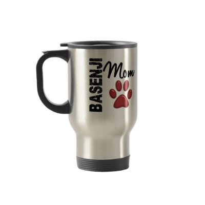 Basenji Mum 2 Coffee Mug by poochloverstuff