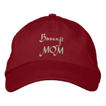 Basenji Mum Embroidery Embroidered Baseball Caps
