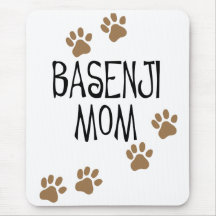 Basenji Mum Mouse Pad