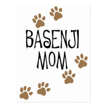 Basenji Mum Post Card