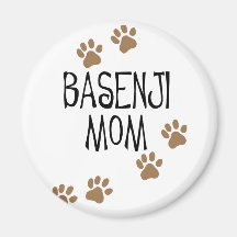 Basenji Mum Refrigerator Magnet