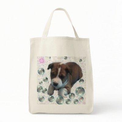 Basenji puppy Bag by deesbasenjis