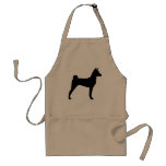 Basenji Silhouette aprons