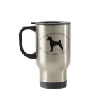 Basenji Silhouette Coffee Mugs