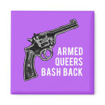 Bash Back magnet (purple)
