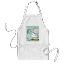 Bashful Clam Scolded by Fish Aprons