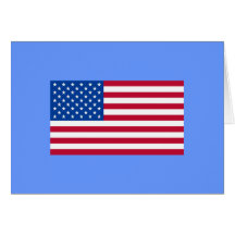 Basic American Flag Products Greeting Cards