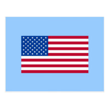 Basic American Flag Products Postcard
