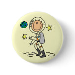 Basic Astronaut Tshirts and Gifts Buttons