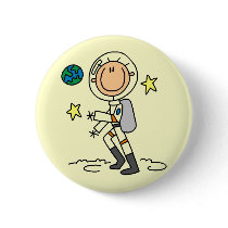 Basic Astronaut Tshirts and Gifts Buttons