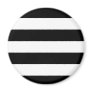 Basic Black and White Stripes Magnet