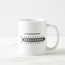 Basic C Major Diatonic Harmonica Mugs