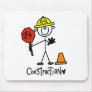 Basic Construction Tshirts and Gifts Mouse Mats