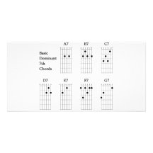 Basic Dominant Seventh Chords Picture Card