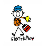 Basic Electrician Tshirts and Gifts