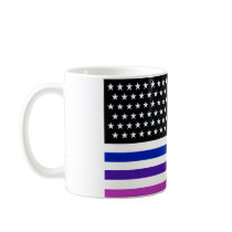Basic Gay US Flag Crop Mug