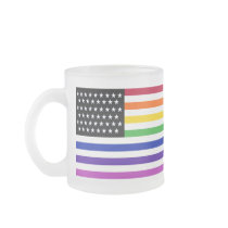 Basic Gay US Flag Crop Mug
