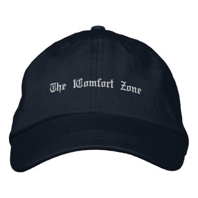 Basic hat w/fancy text embroidered hat by the1comfortzone