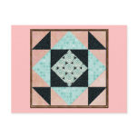 Basic Hourglass in Turquoise and Peach