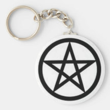 Basic Pentagram Key Chain