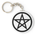 Basic Pentagram keychains
