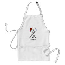Basic Stick Figure Fireman T-shirts and Gifts Apron