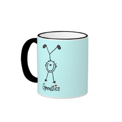 Basic Stick Figure Gymnastics Tshirts and Gifts Mugs by stick_figures