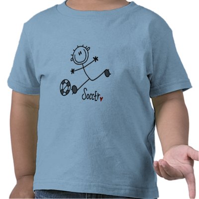 Basic Stick Figure Soccer T-shirts and Gifts by stick_figures